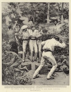 The Attack on the Column, an Effort to Save Major Crawford